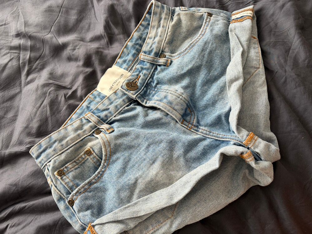 One Teaspoon Blue Denim Shorts