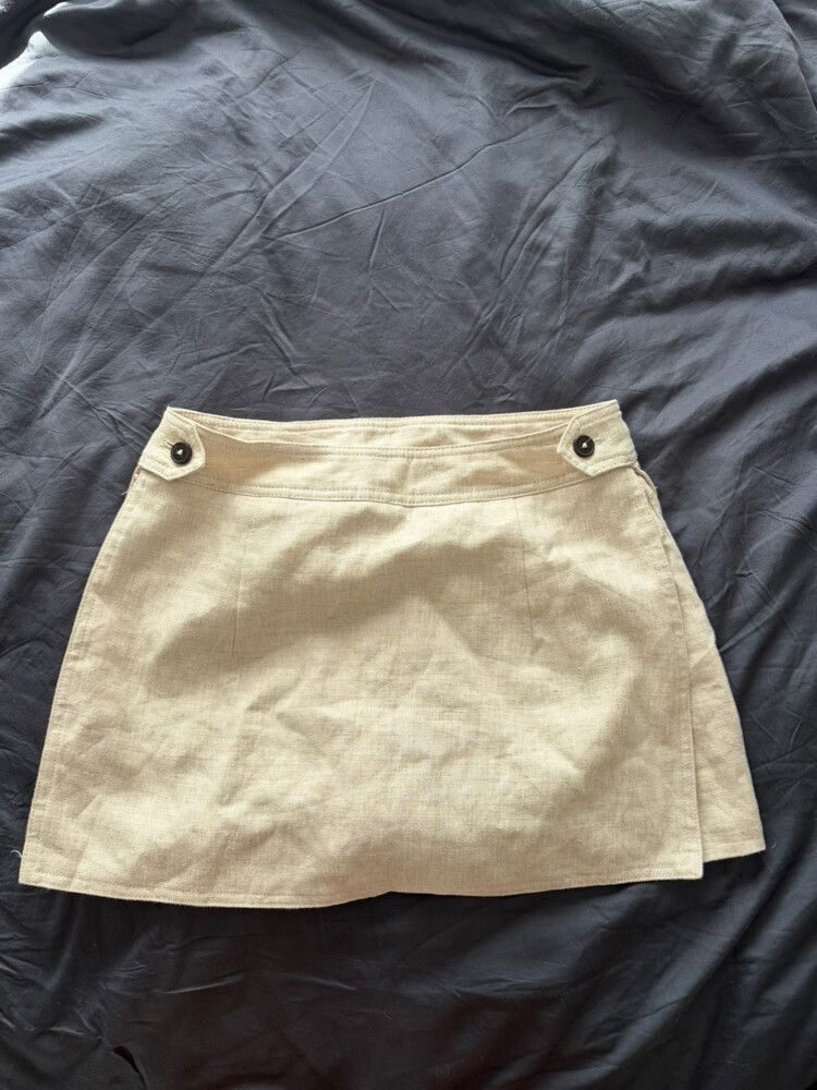 Kookai linen skort