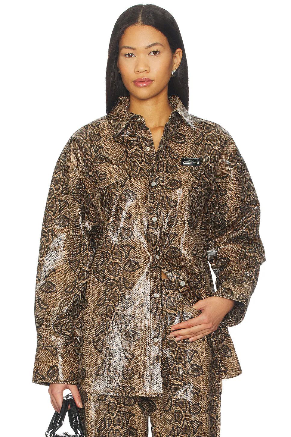 Ksubi Astra Snakeskin Shirt