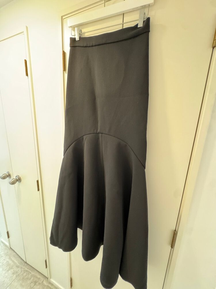 Paris Georgia  Black Midi Skirt