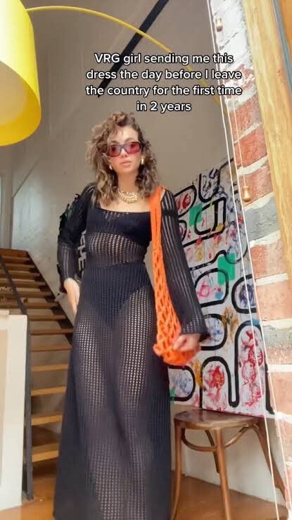 vrg grl work of art crochet maxi dress VRG GRL Work Of Art Crochet Maxi Dress // Natural