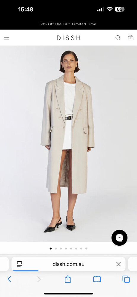 HARLEY STONE LONGLINE COAT