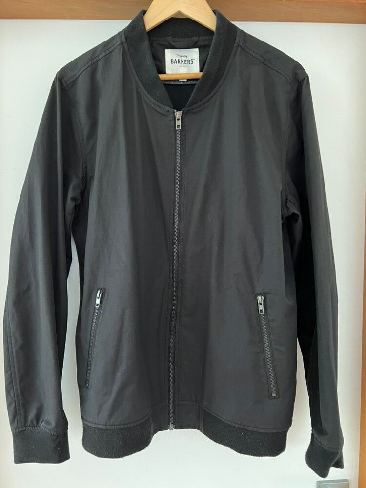 Barkers Black Bomber Jacket