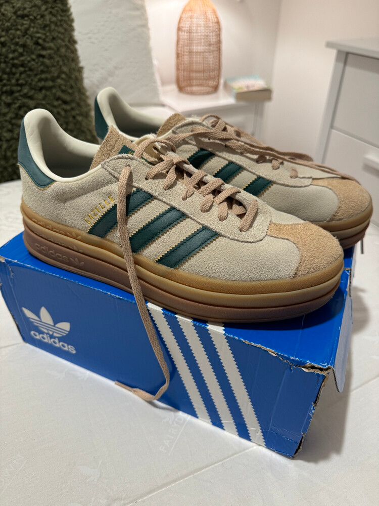 adidas gazelle silver green womens adidas Originals Gazelle Bold Grade School Girls' Wonder Alumina/Semi Pink Spark/cream White Shoes, Size: 5.5