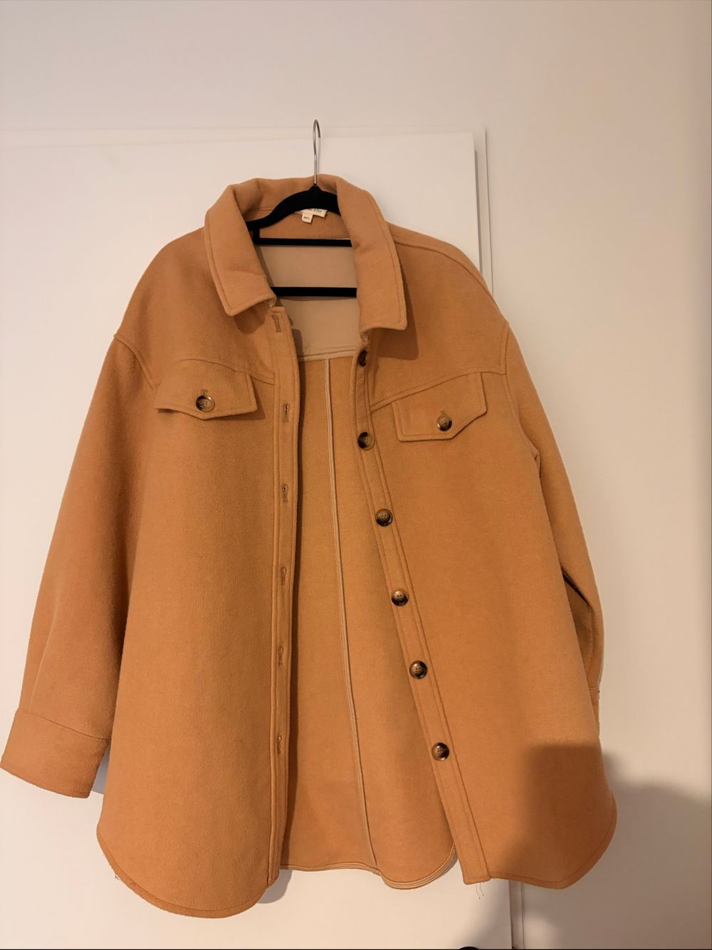 Rowie The Label Camel Wool Blend Jacket