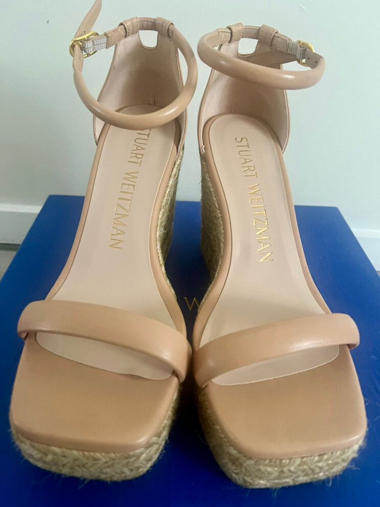 Stuart Weitzman Nude Espadrilles