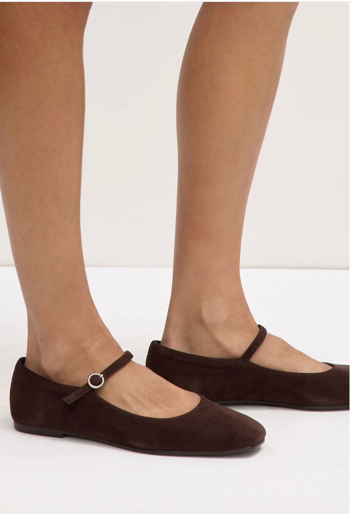 Beth Suede Ballet Flat Moss