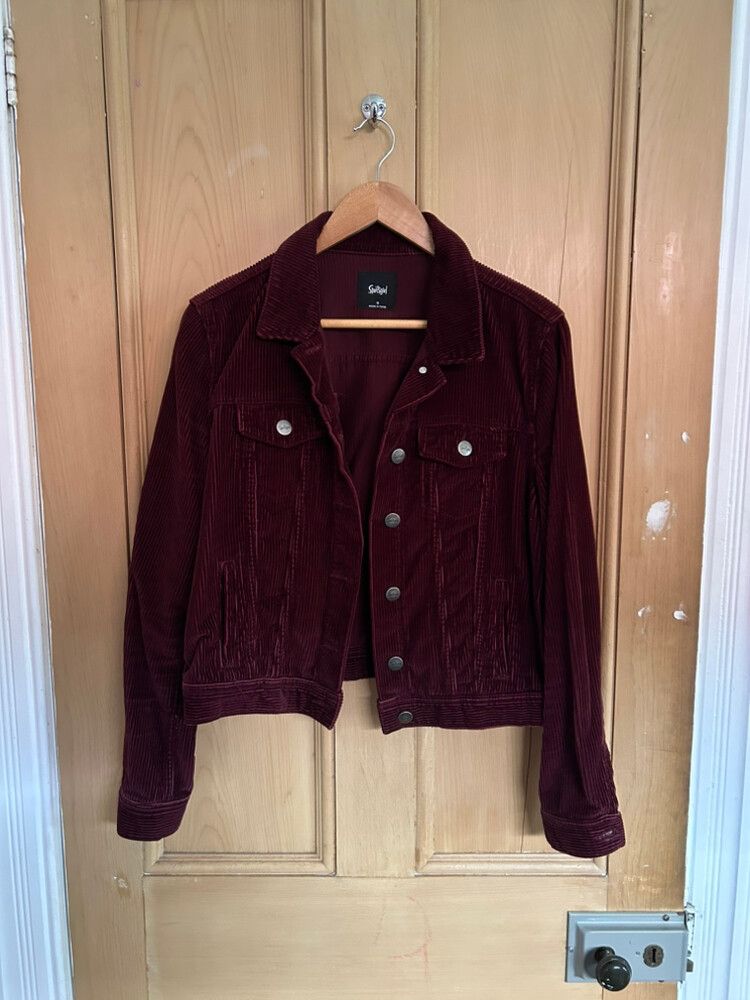 Sportsgirl Burgundy Corduroy Jacket