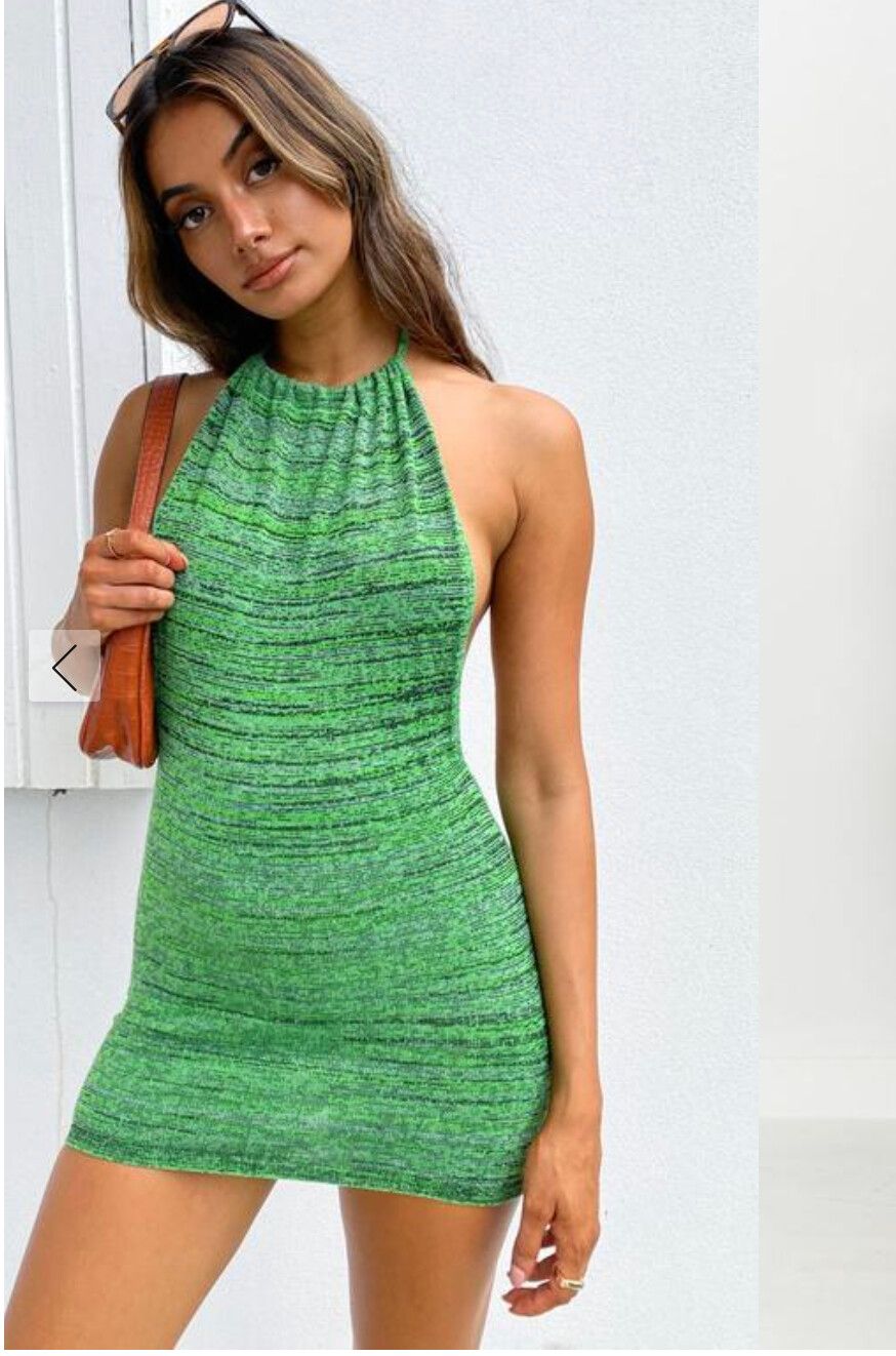 slim fit dress slacks Wheatley Emerald Mini Dress - US 14 main image 0