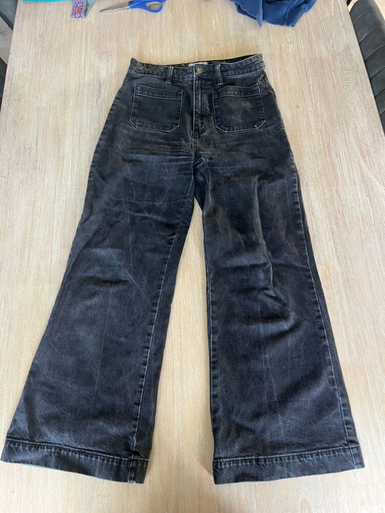 Rolla's Black Wide Leg Jeans