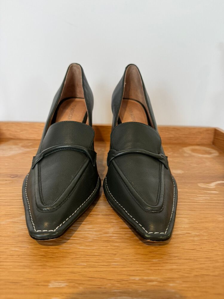 Jo Mercer dark green heels
