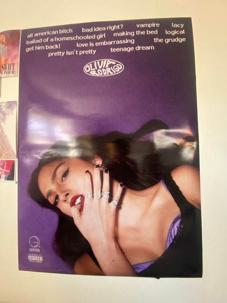 Olivia Rodrigo Poster GUTS Album