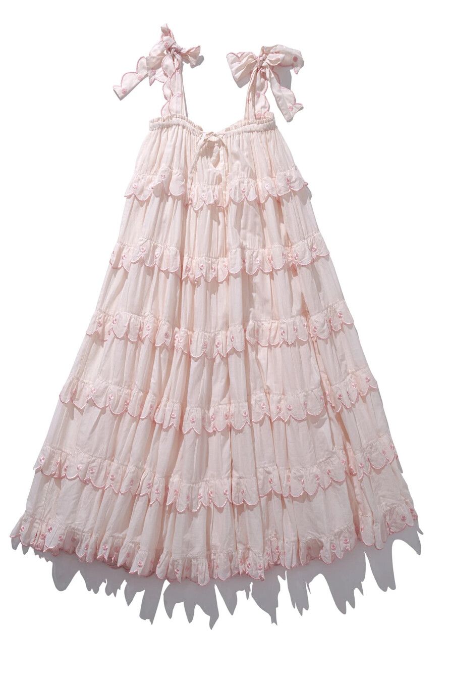 strapless open back dress Sparkly Scallop Plunging Neck Lace A-Line Wedding Dress Nude Beige