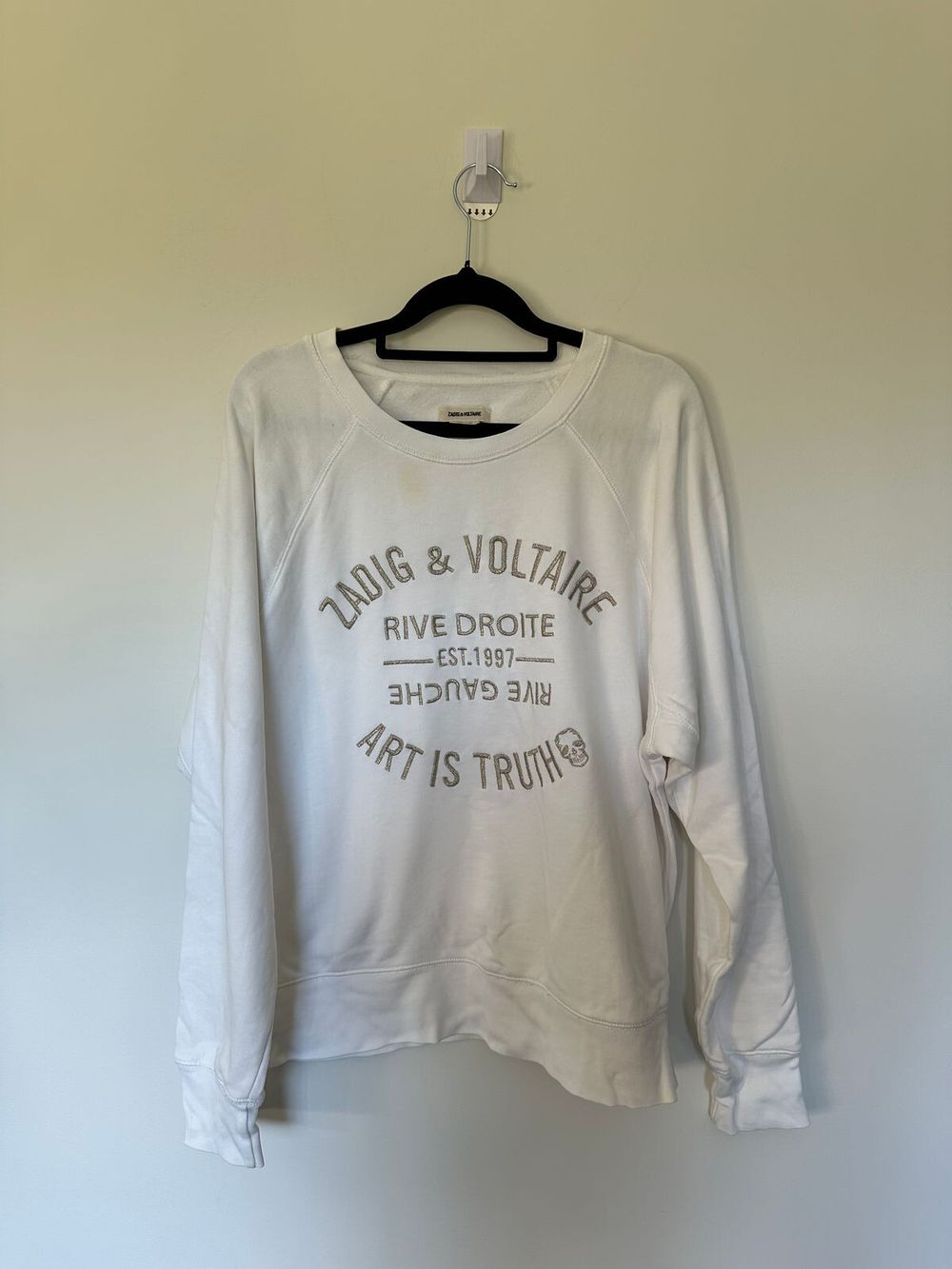 Zadig & Voltaire White Jumper