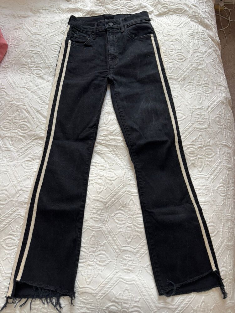 Mother Black Flare Jeans