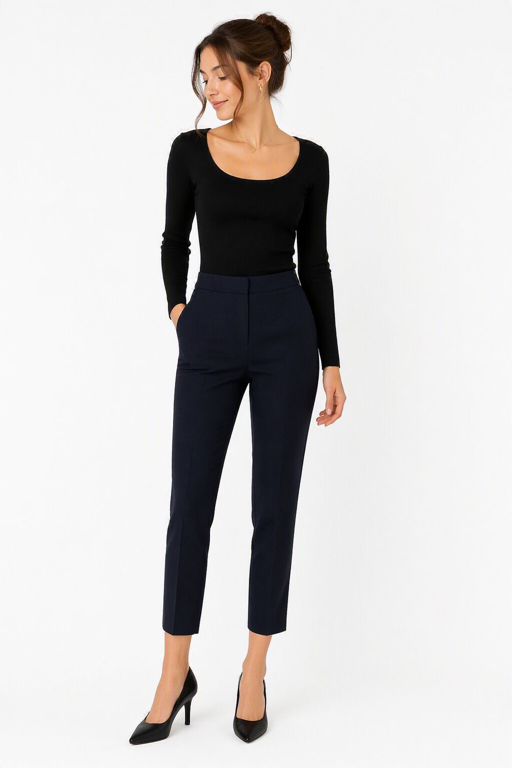 Chino trousers navy blue