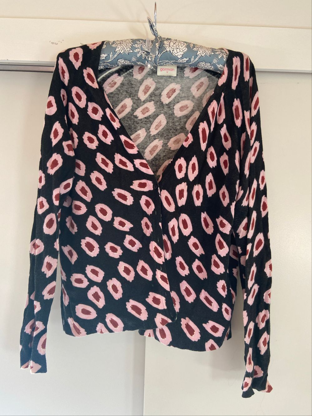 Gorman print cardigan