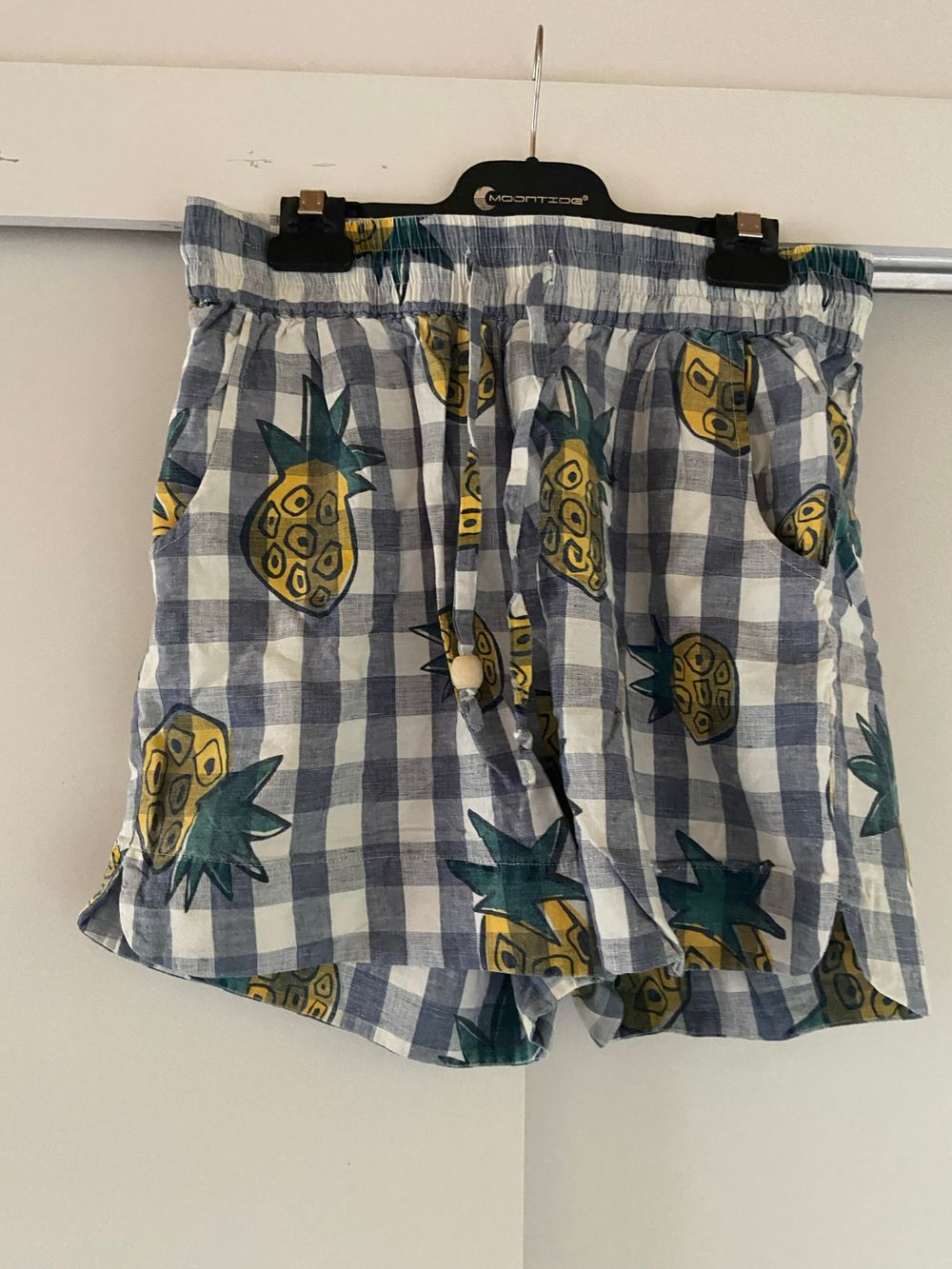 Gorman Blue Gingham Pineapple Shorts