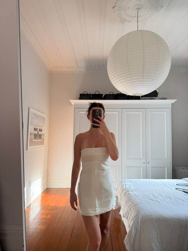 Realisation Par - White Mini Dress on Designer Wardrobe
