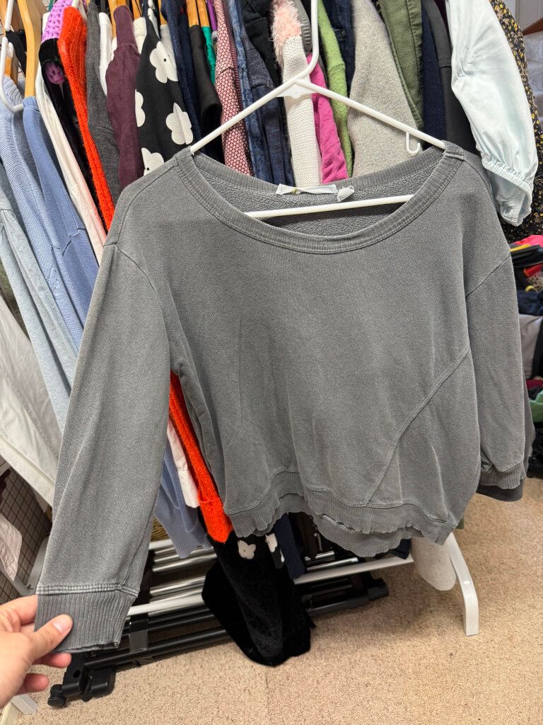 WILT Grey Jumper - 3/4 sleeves