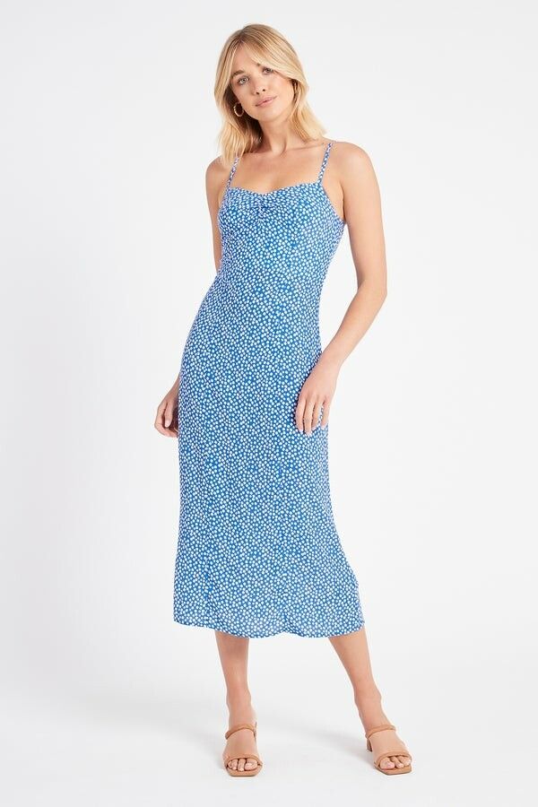 adelia midi dress Adelia Ruffle Midi Dress-LIGHT SKY BLUE / 4