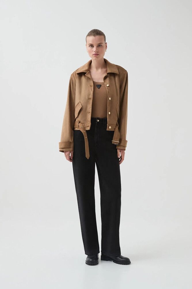Suede Utility Jacket