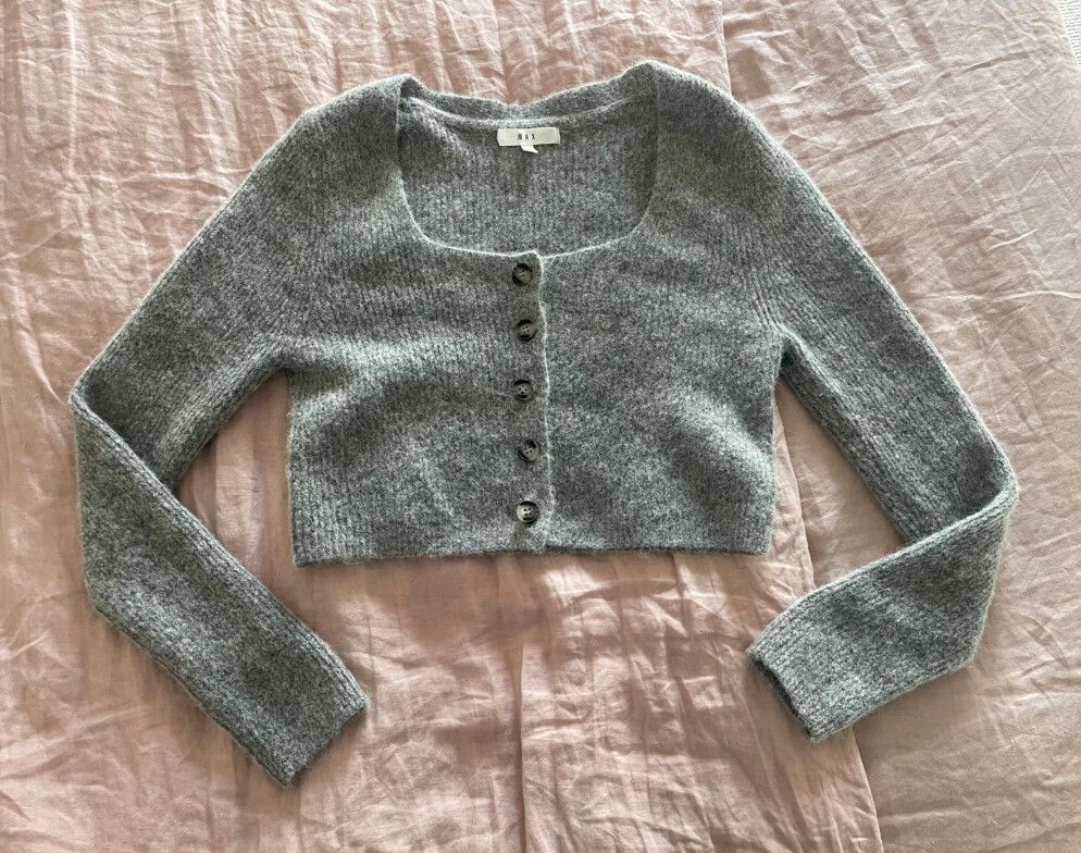 MAX Cropped Cardigan – Merino/alpaca blend - Size S