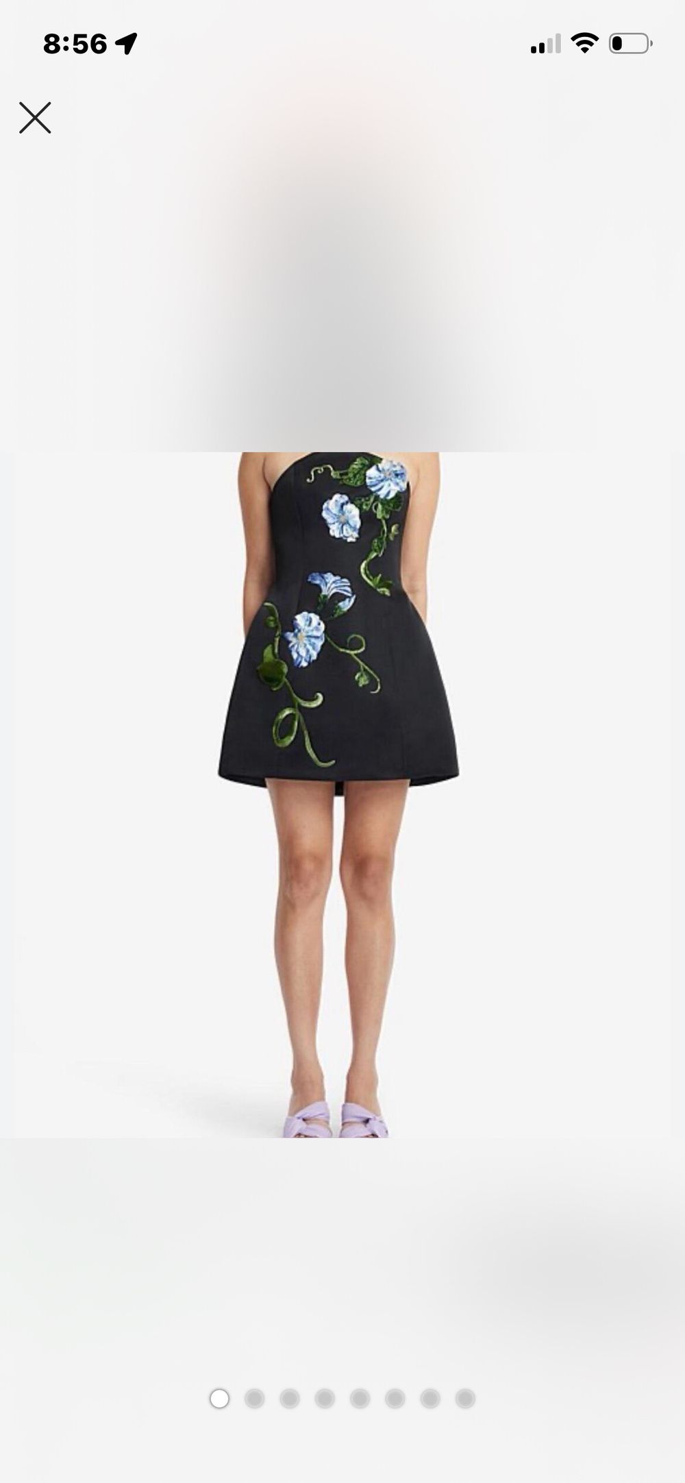 Leo Lin Zaria appliqué bustier dress size 14