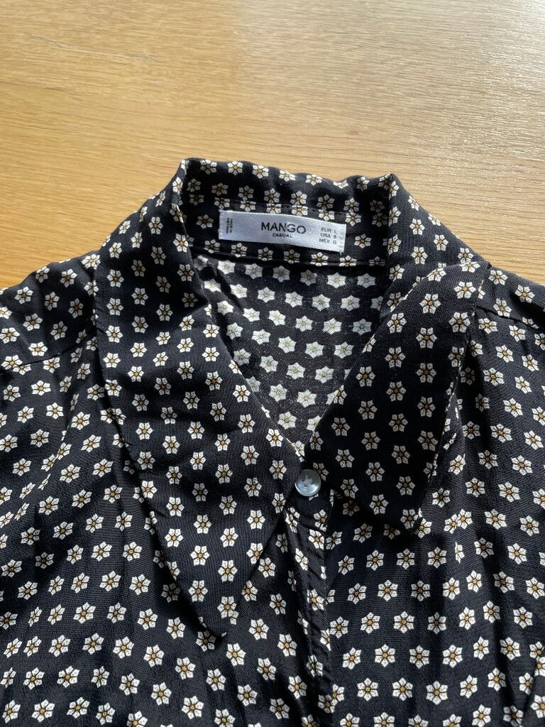 Mango Wrap Shirt Dress