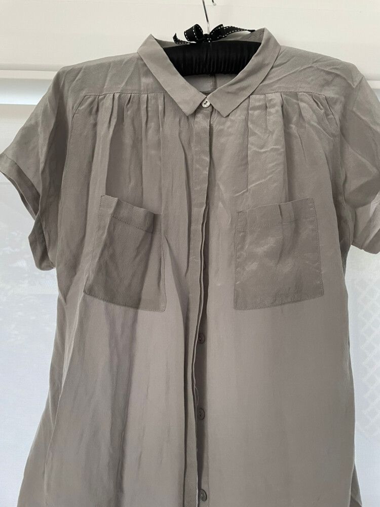 Storm Silk Shirt - mushroom colour
