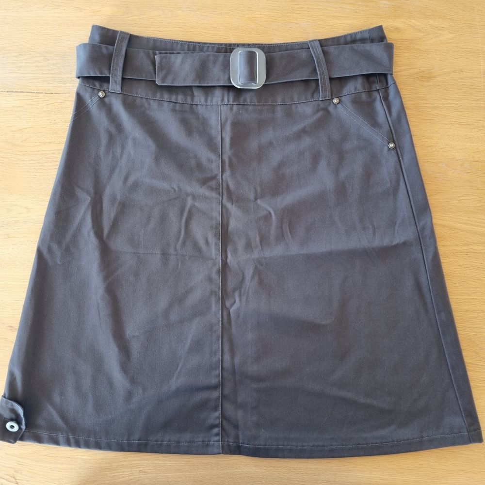 Chalky Digits cotton drill skirt