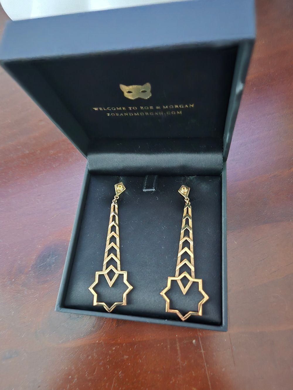 Rare Zoe and Morgan earrings- Gold