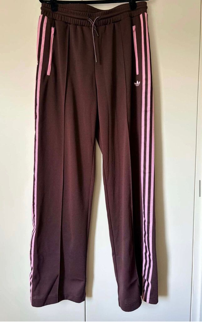 Adidas wide leg track pants