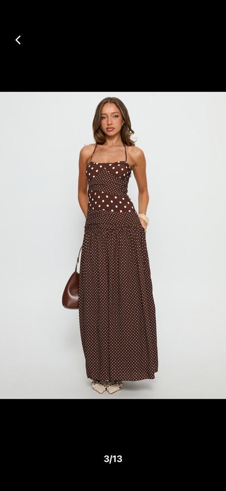 Princess Polly - Marguerite Halter Maxi Dress on Designer Wardrobe