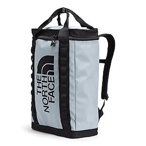 The North Face grey-blue and Black Backpack