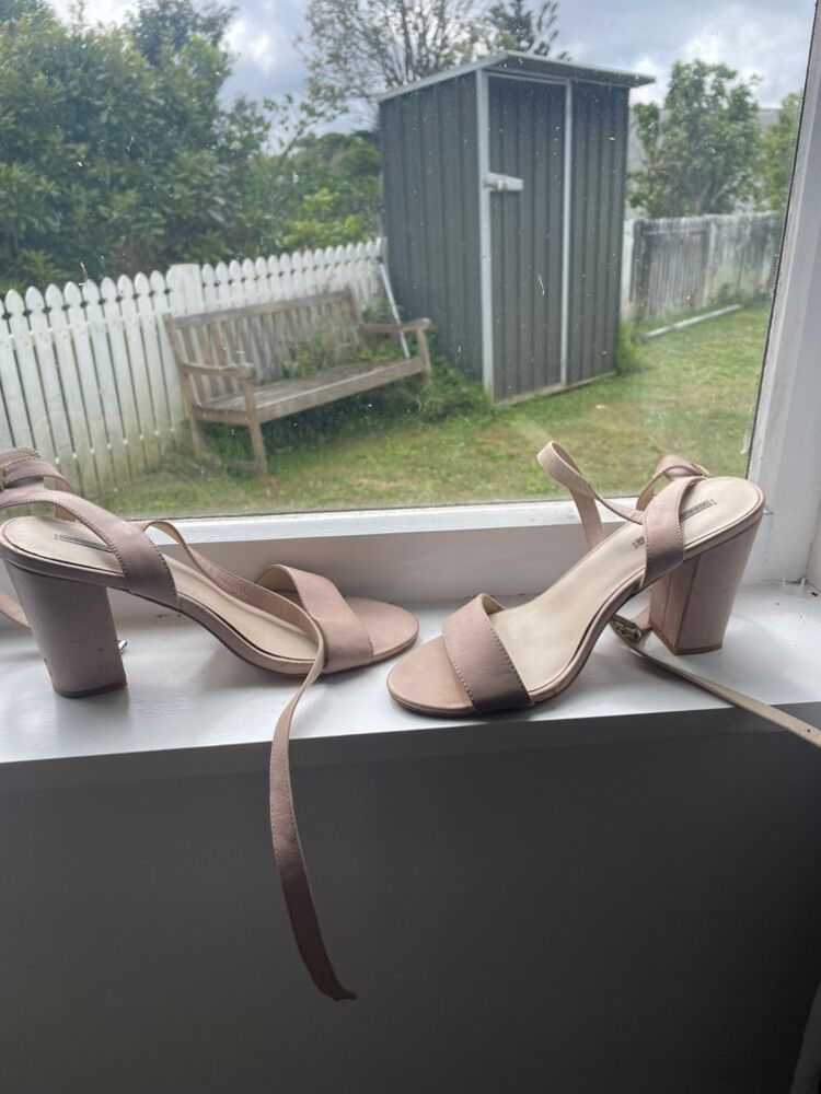 Strappy heels