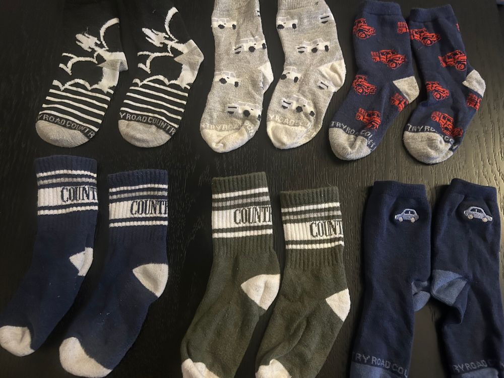 Country Road Socks Selection - 6 pairs - Ages 6-8yrs