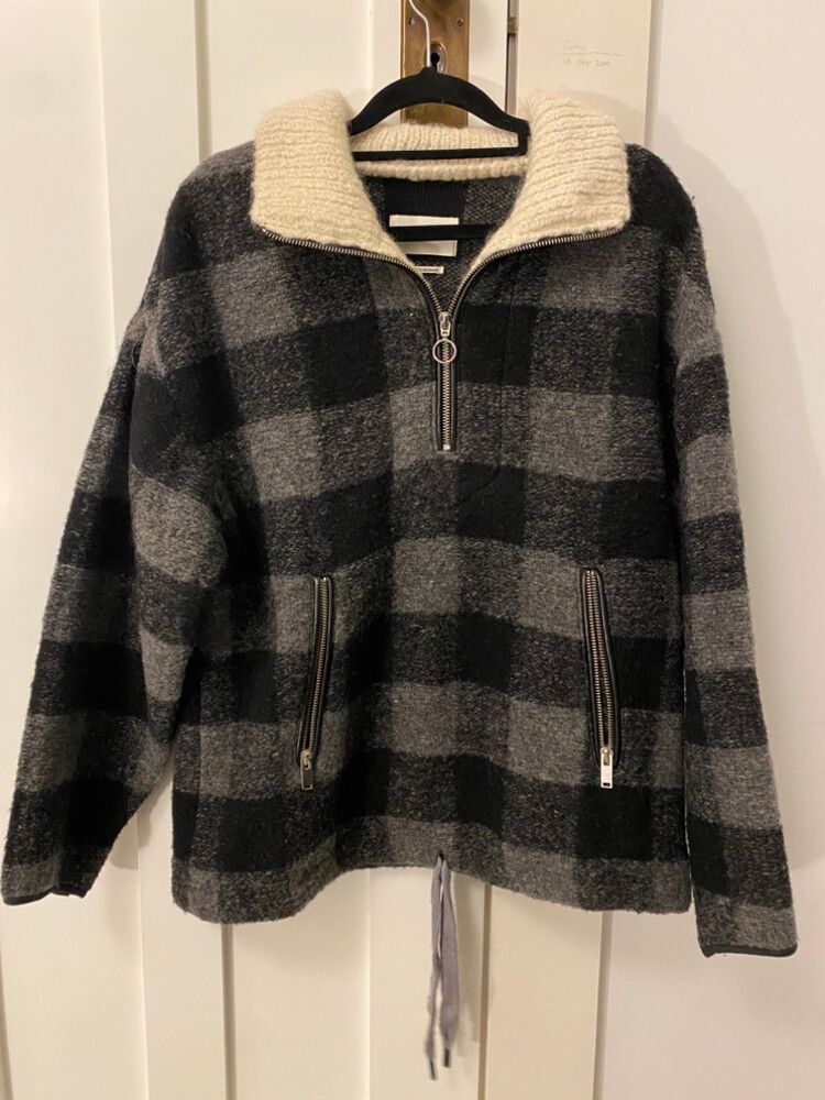 Isabel Etoile Marant Grey Check Jacket