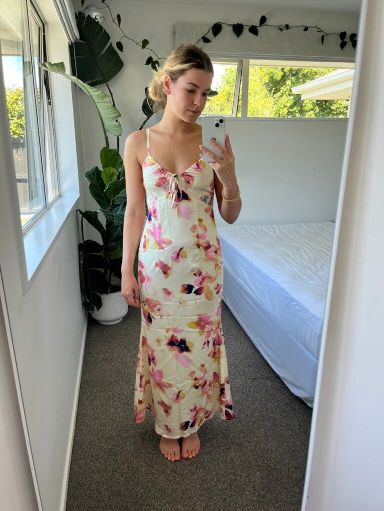 Cider - Yellow Floral Cider Dress on Designer Wardrobe