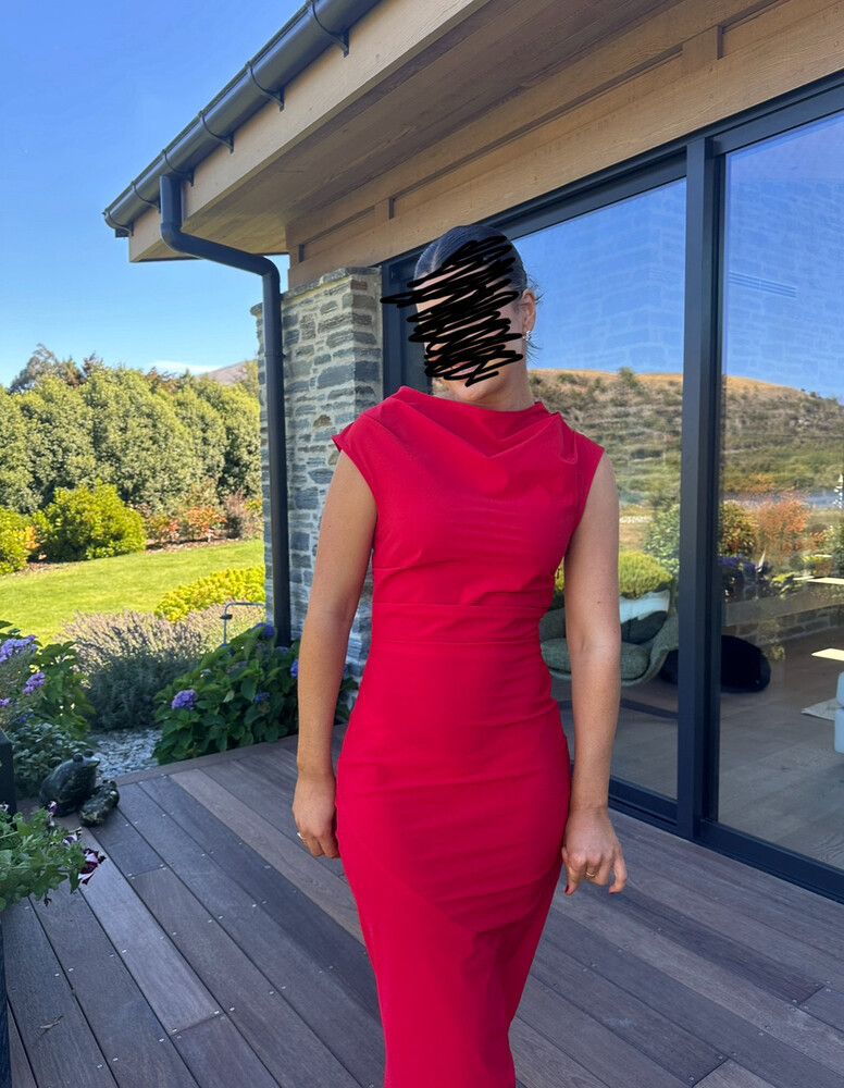 maxi dress that hides tummy Tummy Control Maxi Dress