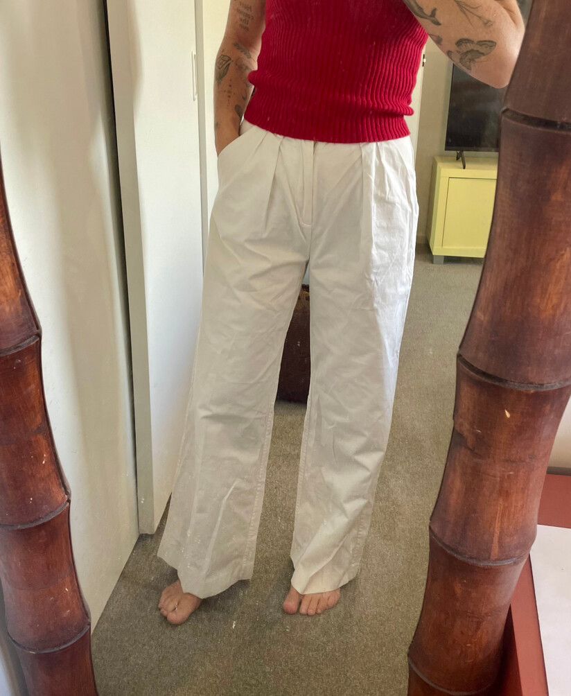 white marle pants