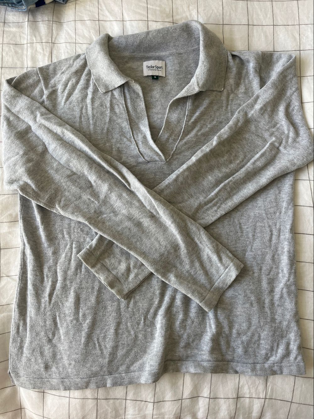 Taylor Sport Grey Knit Top