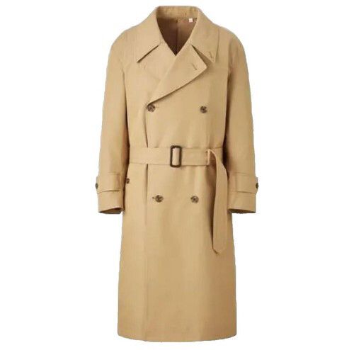 Uniqlo Beige Belted Trench Coat Size M