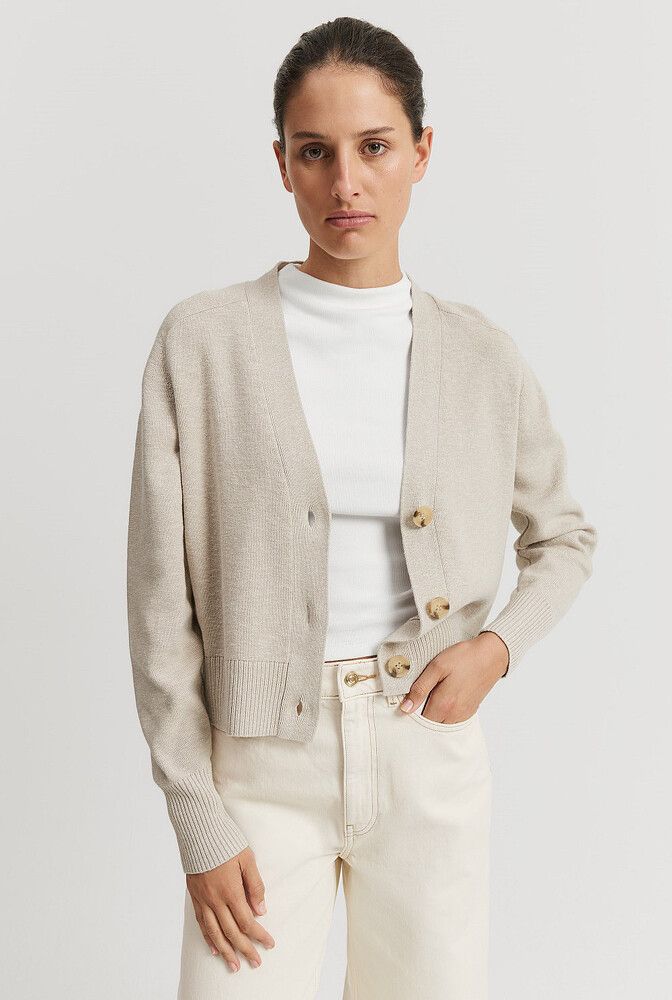 Country Road Beige Knit Cardigan