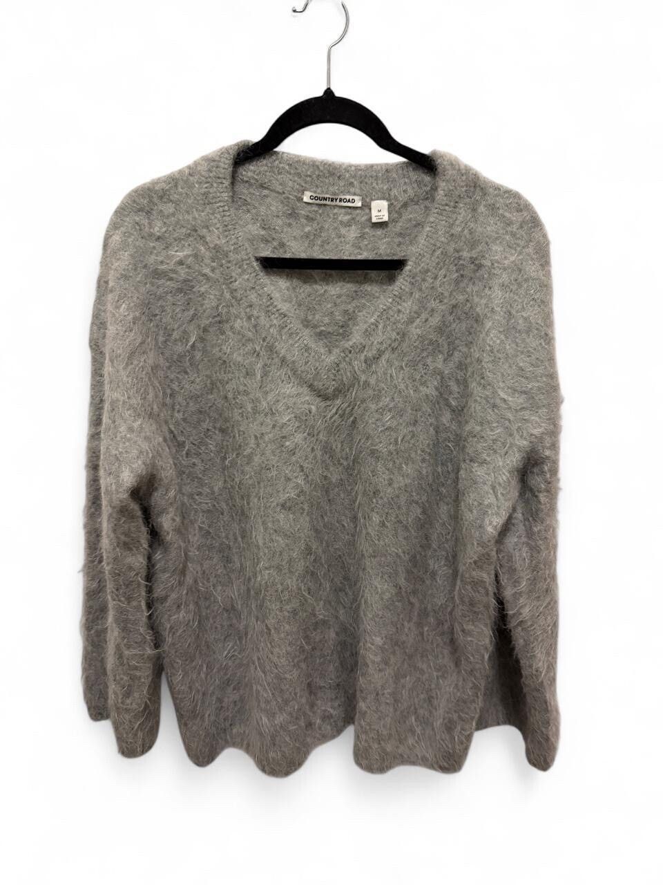 COUNTRY ROAD Grey Alpaca Blend Jumper