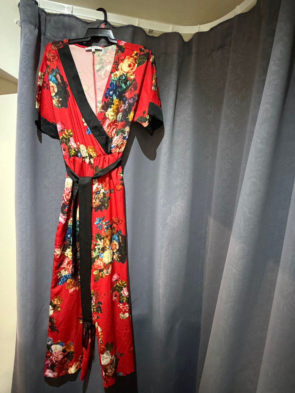 CPS Women Red Floral Jumpsuit