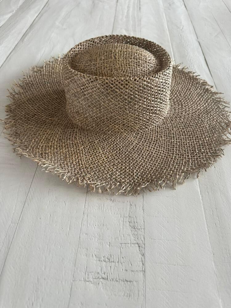 Lack Of Color - Sunnydip Fray Boater Hat on Designer Wardrobe display picture 3