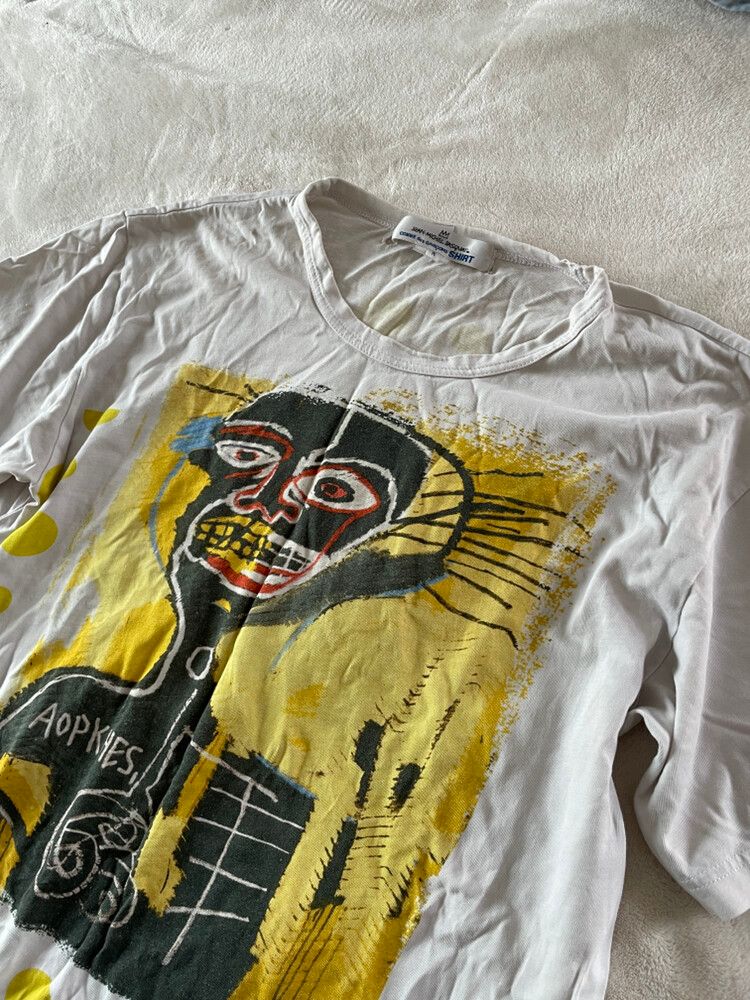 Jean-Michel Basquiat Comme des Garcons Shirt White T-Shirt