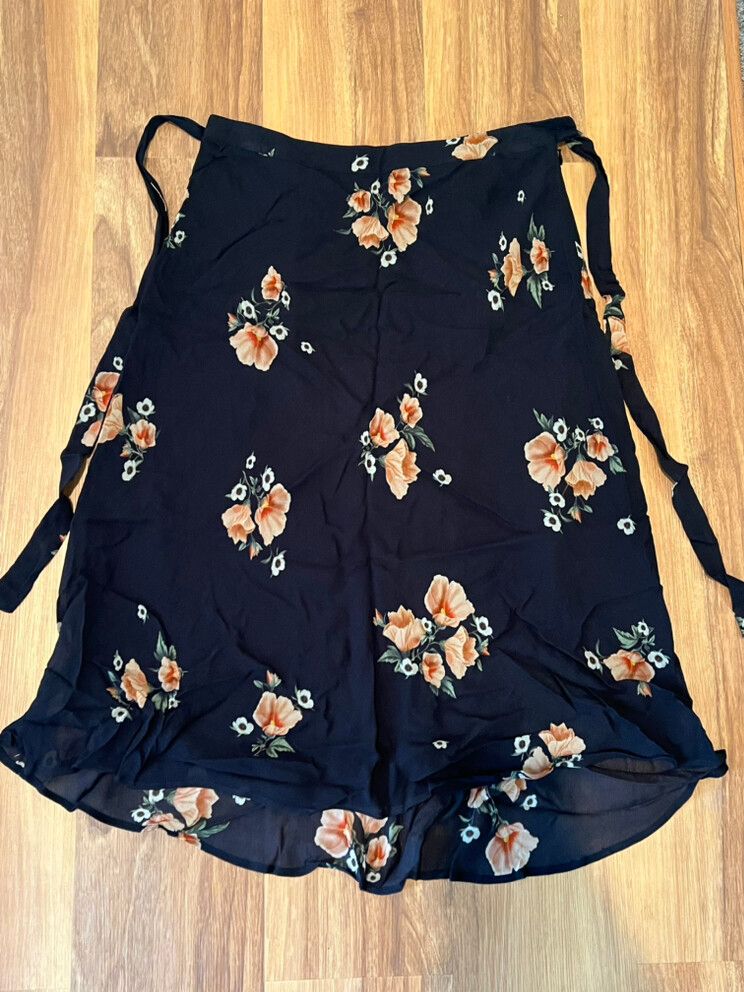 Floral Wrap Skirt