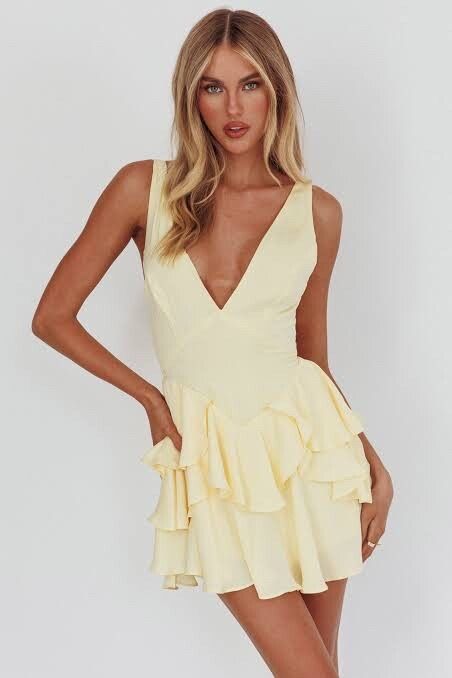 like me tied back layered mini dress - Angel Biba